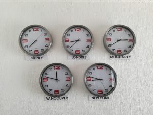Time zones can be an issue