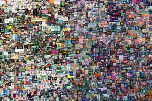 An NFT of this artwork was auctioned for $69 million